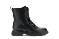 botines negros con cordones y lengueta de strass black 38