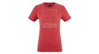 camiseta de manga corta para mujer lafuma corporate red
