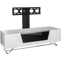 chromium 2 cantilever cro2-1200bkt-wh 1200 mm tv stand with bracket - white white