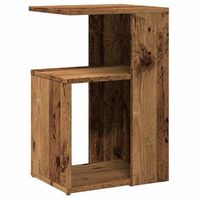 mesa auxiliarmesa de centromesita de centro de madera contrachapada envejecida 36x30x56 cm