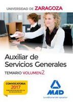 auxiliar de servicios generales de la universidad de zaragoza temario volumen 2