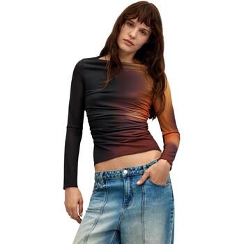 Desigual Camiseta manga larga TS_BERLIN 26WWTK18 para mujer