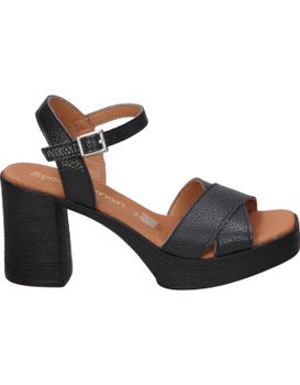 Sandalias De Tacón Para Mujer Sparwoman 5731 Negro 39