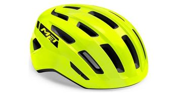 Casco met miles mips amarillo fluo brillante