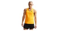 camiseta sin mangas nike aeroswift naranja para hombre