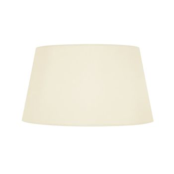 Pantalla tambor de lámpara tela beige