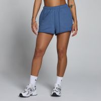 short de chandal ligero de felpa francesa para mujer de mp - slate blue - m