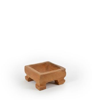 Bol decorativo madera beige