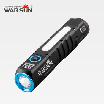 Warsun potente linterna LED imán linterna recargable linterna portátil 8 modos lámpara de mano para Camping senderismo emergencia
