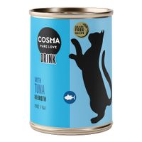 cosma drink bebida para gatos 24 x 100 g - pack ahorro - atun