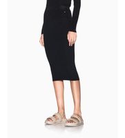 ax armani exchange para mujer xw001877af11957mc005 falda high waisted negro s casual clasico viscosa