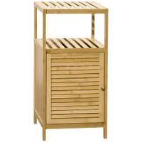 estanteria para bano 33x365x67 cm madera natural