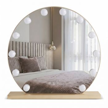 Espejo Hollywood Gold 50cm Led