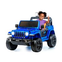 coche 4x4 electrico ataa raider 12v azul - coche electrico infantil para ninos bateria 12v con mando control remoto