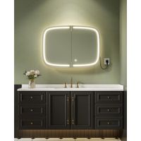 armario de pared para bano de 135 x 80 x 596 cm de color negro