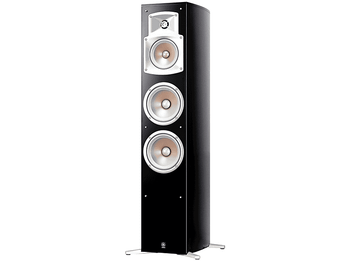 REACONDICIONADO Seminuevo Excelente Torre de sonido - Yamaha NS 555, 100W, Cableado interno Monster Cable, Negro