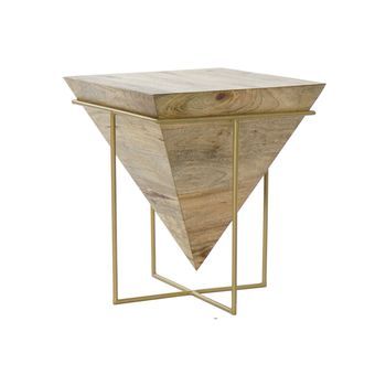 Mesita Auxiliar Mango Metal 40x40x45 11,20 Natural