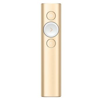 Logitech Spotlight Mando para Presentaciones Inalámbrico Oro