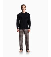 emporio armani para hombre em000611af18885 pijama pattern mix negro s homewear algodon manga larga