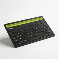teclado inalambrico bluetooth sodany espanol n con soporte tablet y movil doble conexion silencioso ultrafino