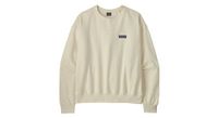 sudadera patagonia daily crew blanca mujer