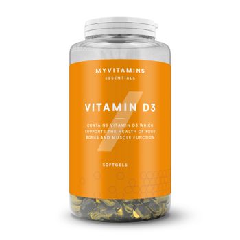Vitamina D3 en Cápsulas - 180Cápsulas de gel - No veganas