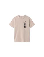 camiseta puma ess big graphic silver fog hombre