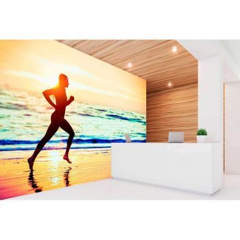 Fotomural Vinilo Running Orilla Del Mar 350 X 250 Cm