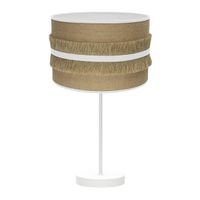 sobremesa grande natalia 1xe27 blancosaco-blanco 62x30x30 cm