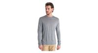 camiseta tecnica icebreaker merino 125 cool lite  p   strong sphere  strong   p iii gris