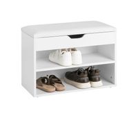 armario zapatero taburete puff caja banco estanteria para zapatos chifonier fsr25-w sobuy
