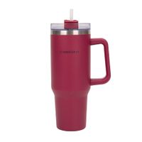botella termica con pajita acero inoxidable 118 litros rojo