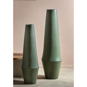 Vasija Masud Verde 100 Cms. S/2 30dx100 Cms
