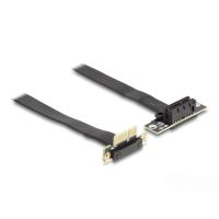 tarjeta riser delock 88042 pcie x1 90 cable flexible 30 cm negra