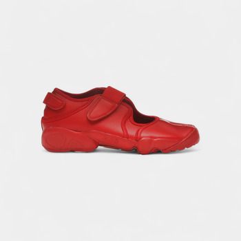 Nike Deportivas Moda Air Rift Leather Fire Red (Women's) para hombre