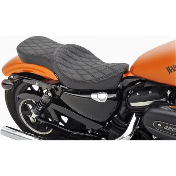 Asiento completo Harley-Davidson Sportster '10- Asiento Drag Specialties Diamond 2-up