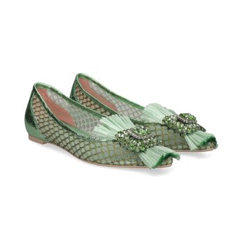 Ras Bailarinas Mujer - Verde Talla 39