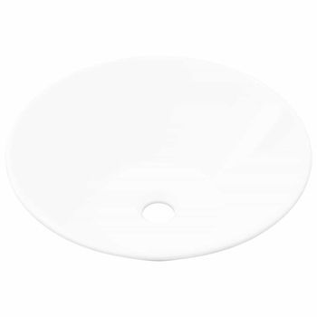 Lavabo De Cerámica Porcelana Art Blanco Vidaxl