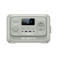bluetti elite 30 v2 600w288wh power station portatil para campingviajes por carreteragris arena claro