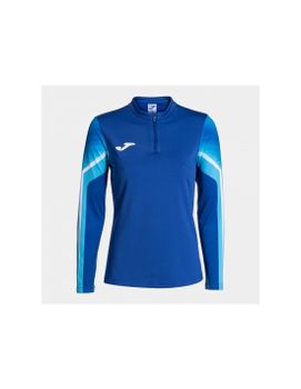 Sudadera de Running Joma Elite XI Mujer Royal Blanco