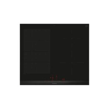 Placa de inducción Siemens iQ700 EX675HEC1E, 60 cm, 4 zonas, negro