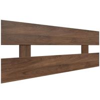 dhome cabecero nogal 100cm horizontal estilo valla madera reciclada dm herrajes incluidos 100cm horizontal valla nogal