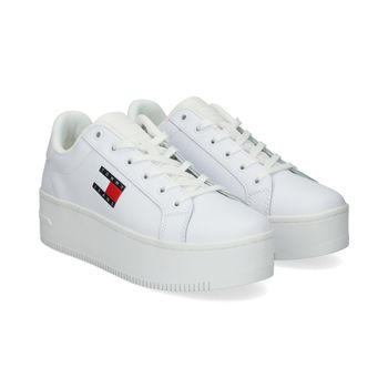 Tommy Hilfiger Sandalias Con Plataforma Mujer - Blanco Talla 39