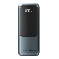 vention fkoh0 225w 37wh 10000mah power bank con led inteligente y pantalla con cordon c-c bateria externa con 1 entra