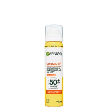 Garnier Vitamin C Brightening Over Make-Up UV Mist Invisible with SPF50+ and Vitamin C 75ml