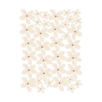 stickers decorativos pared flores boho vainilla