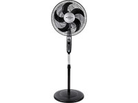 ventilador de pie - orbegozo sf0149 40 cm 5 aspas 3 niveles oscilante negro