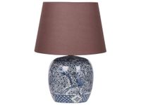 lampara de mesa  porcelana marron