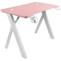 mars gaming mgd100rgb mesa gaming rgb 100cm alfombrilla xxl soportes externos rosa