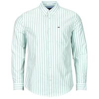 tommy jeans camisa manga larga tjm reg stripe oxford shirt ext para hombre